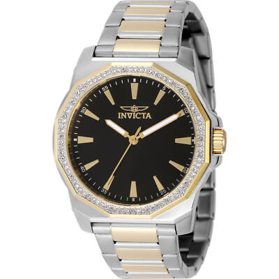 Invicta Men's Watch Speedway Quartz Crystal Bezel Two Tone Steel Bracelet 49105