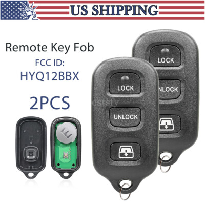 2X Replacement Keyless Entry Remote Control Key Fob for 2002-2007 Toyota 4Runner