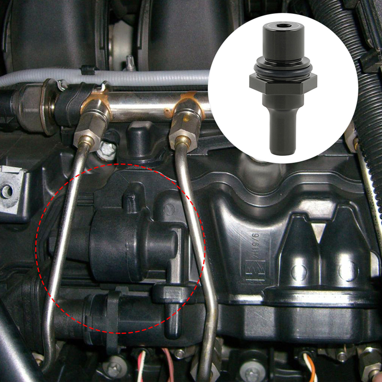 NICECNC N54 PCV Valve For BMW 135i 1M 335i 535i X6 Z4 3.0L Twin Turbo