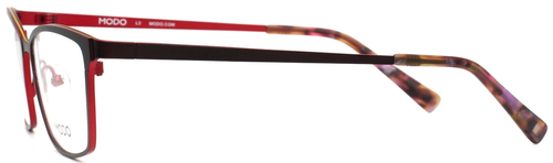 MODO 4222 DBURG Dark Burgundy Womens Rectangle Eyeglasses 51-16-138 B:34 - Picture 13 of 16