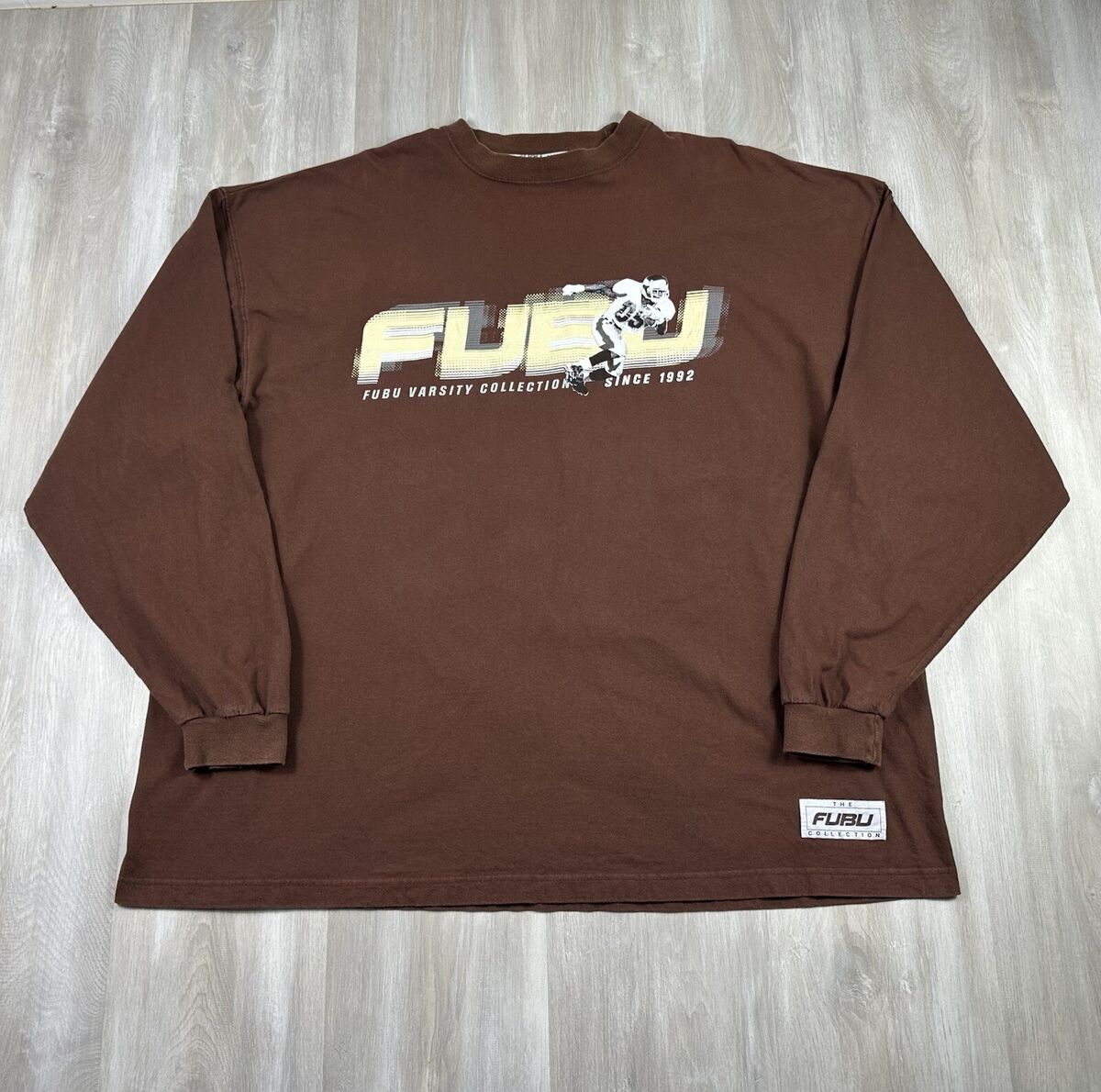Vintage Fubu Size 2XL Varsity Collection 1992 Long Sleeve Vintage Fubu Size 2XL Varsity Collection 1992 Long Sleeve