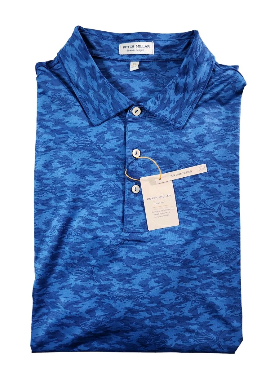 Peter Millar Summer Comfort Crown Sport STRBD Frish Print Polo