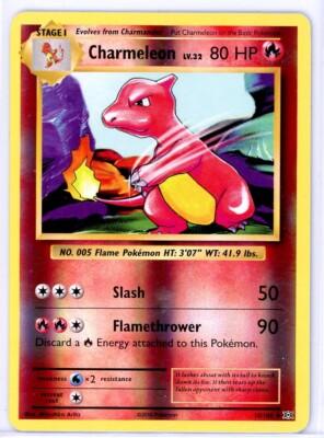 Charmeleon 10/108 Evolutions Reverse Holo