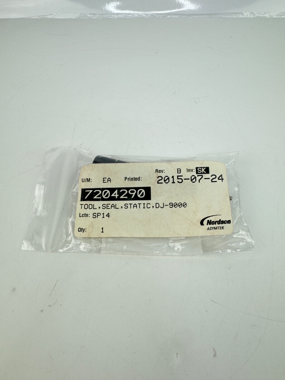 Nordson Asymtek 7204290 Tool, Seal, Static, DJ-9000