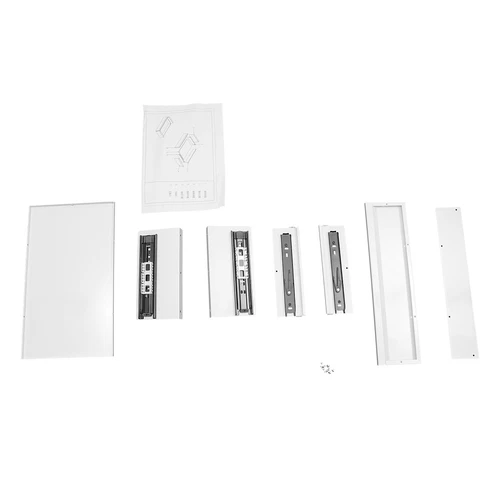 Under Desk Drawer Hidden Fixing Desktop Organizer Slide Out Table Tray Office - Bild 16 von 16