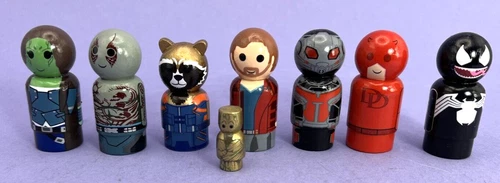 Bif Bang Pow! Pin Mates Wooden Figure Guardians of the Galaxy Venom Daredevil