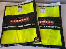 Radians High Visibility Safety Vest 2 Vest 2XL + 3XL