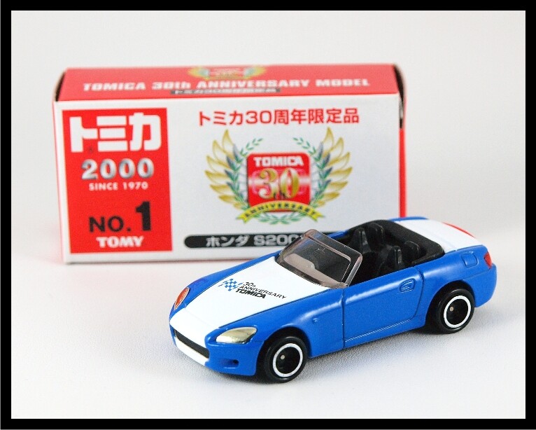 TOMICA 30th ANNIVERSARY 1 HONDA S2000 1/57 TOMY NEW | eBay