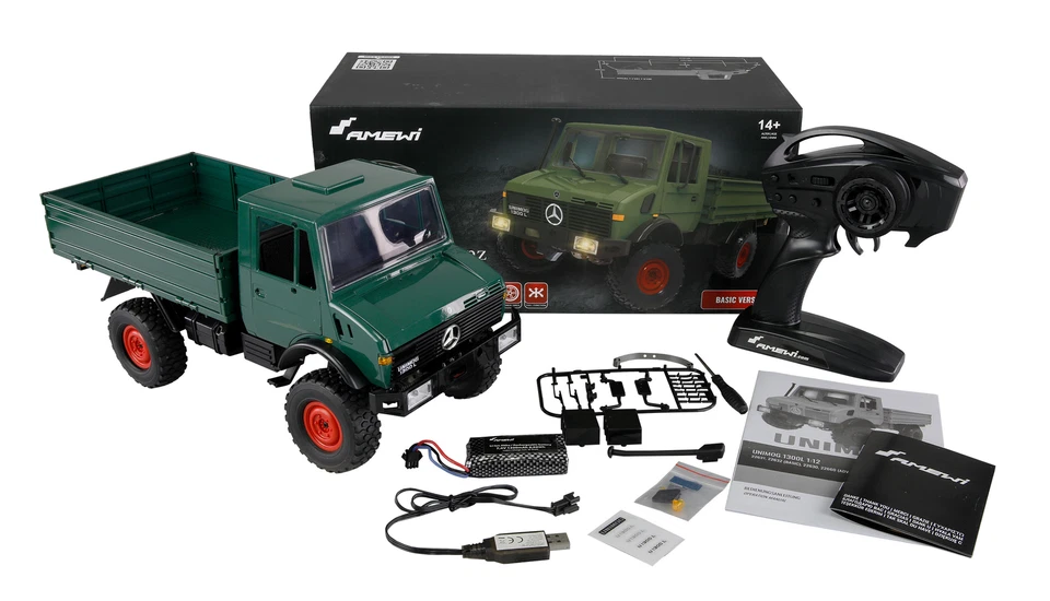 Unimog 1:12 RTR Mercedes-Benz Modell – 4WD, LED, Portalachsen, für jedes Gelände - Bild 2 von 4