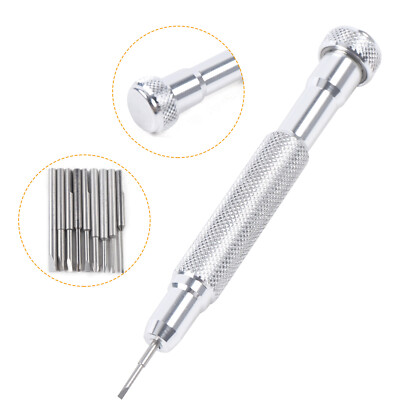 Watch Screwdriver Set for Jewelery Watch Eyeglasses Repair 0.6-2MM 8 Flat Heads