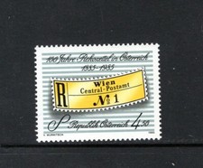 Austria 1985 AUSTRIAN REGISTRATION LABELS CENTENARY SC 1306 MNH