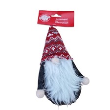 New Christmas House Plush Gnome Tree Ornaments 8"