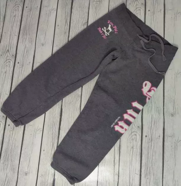 Vintage PINK by Victoria’s Secret My Favorite Sweats Gray Embroidered Logo  Sz XS