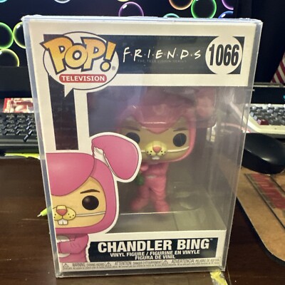 Matthew Perry  Funko Pop! CHANDLER BING Bunny #1066 FRIENDS with Protector 