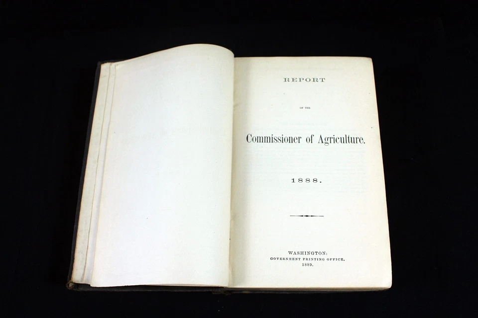 Report of The Commissioner of Agriculture for 1888 Color Lithographs - Image 3 of 4