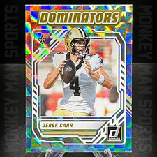 2025 Donruss Football - Derek Carr - DOMINATORS #DOM-DCR SAINTS MINT