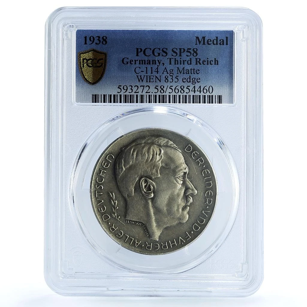 1938 ドイツ ニュルンベルク記念銀メダル PCGS SP63 Uncirculated Silver 1938 Year German Coins for sale | eBay