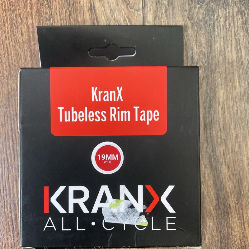 Kranx Tubeless Rim Tape 19mm wide 10m Brand New