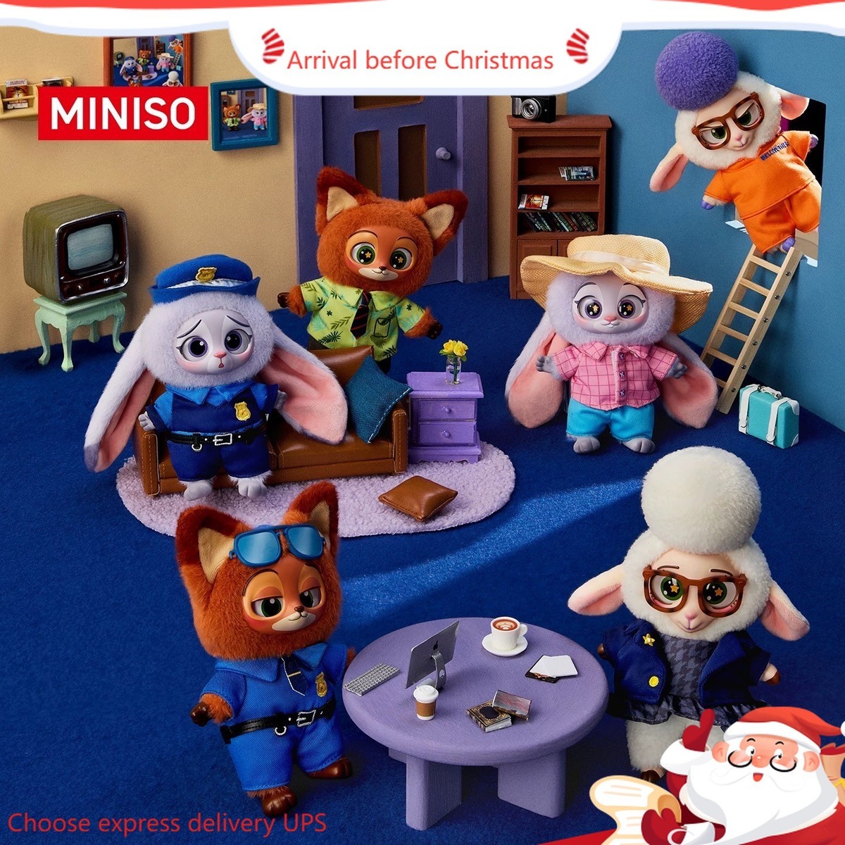 MINISO ZOOTOPIA SERIES DOLL VINYL PLUSH PENDANT BLIND BOX FIGURE