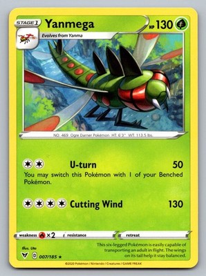 Pokemon TCG SWSH04: Vivid Voltage Yanmega 007/185