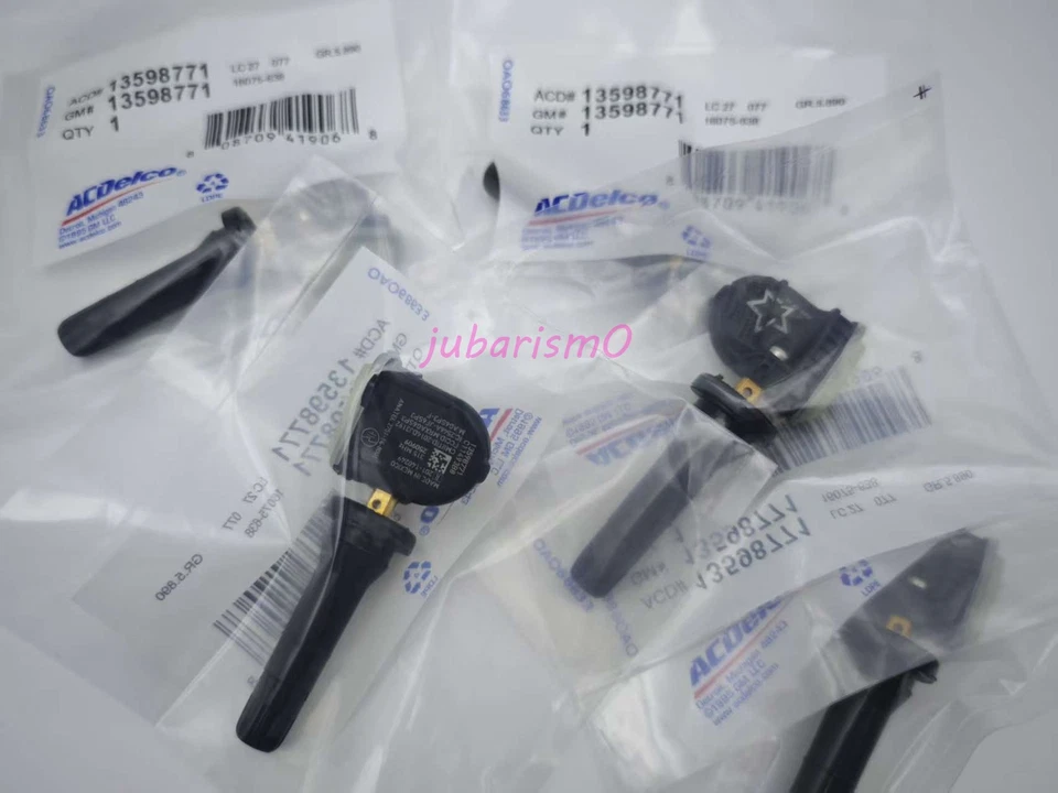 Комплект из 4 оригинальных датчиков давления в шинах 13598771 TPMS для Buick Chevrolet Cadillac - Изображение 2 из 4