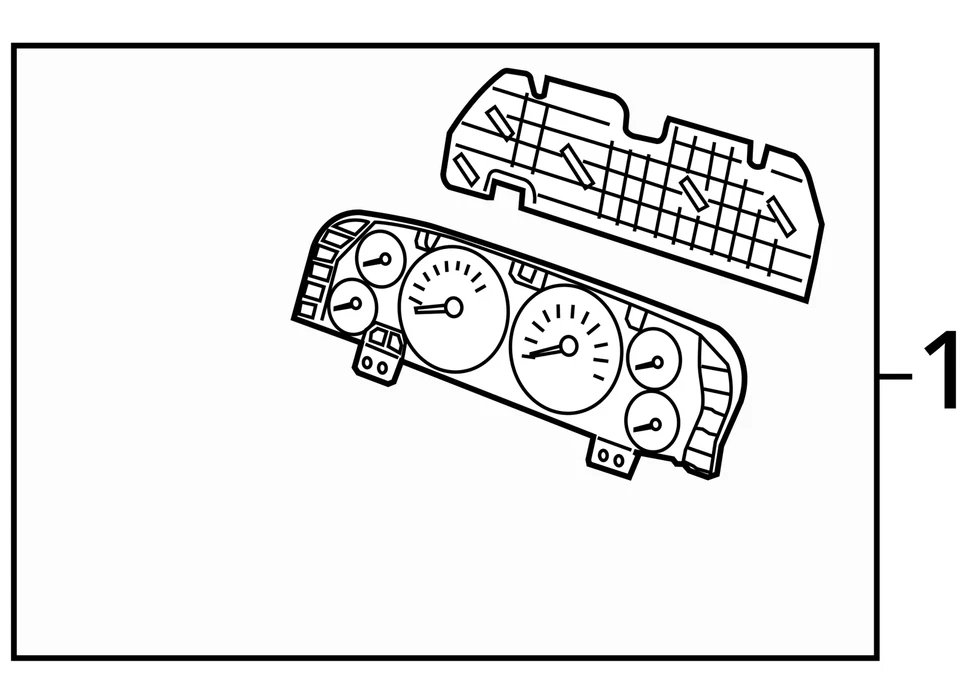 Cuadro de instrumentos velocímetro Jeep Grand Cherokee 2006-2006 medidores HXMC6 Foto 4 de 4