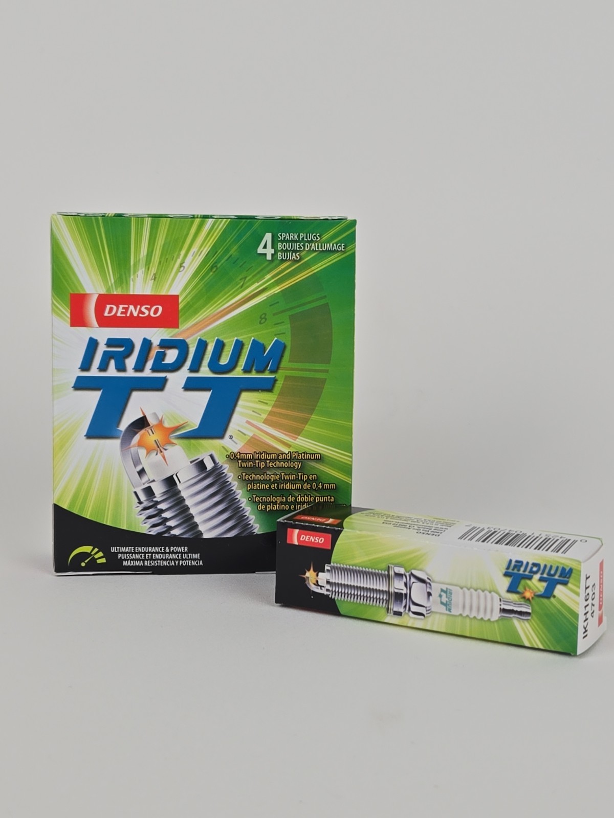 Set of 4 New and sealed Denso Iridium  TT Spark Plugs  IKH16TT #4 / 4703#4