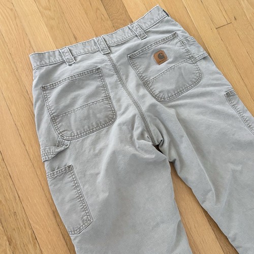 Carhartt, Vintage Carhartt Carpenter Pants 34x30 Canvas B151 LBR Dungaree 2003 Mexico Tan