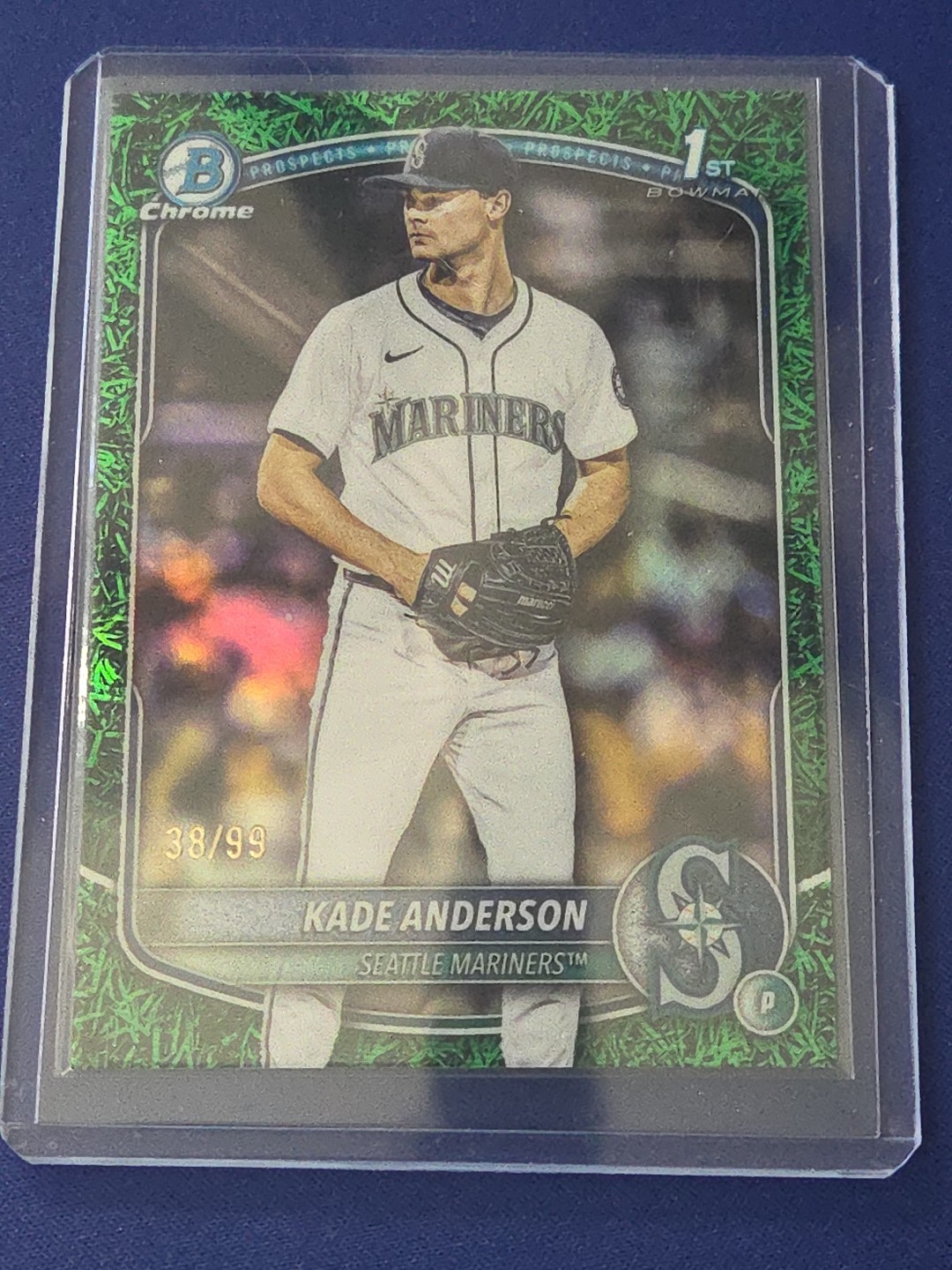 2025 Bowman Draft Chrome - Kade Anderson 1st Green Grass Refractor #38 /99