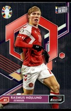 Rasmus Højlund 2023 Finest Road to UEFA EURO 2024 #18 Denmark AutographDen