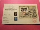 1840s British 1 PENNY BLACK and 2 PENNY BLUE, Plus Anniversary FDC - Used