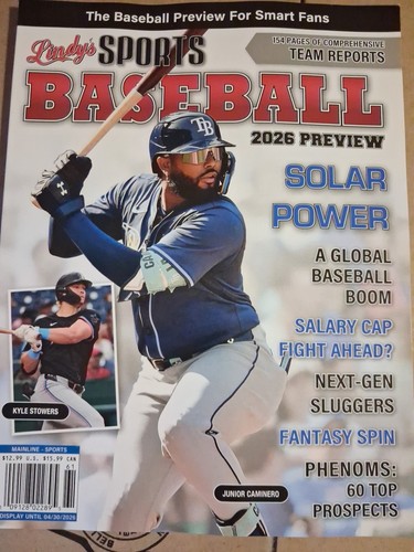 Lindy's Sports Baseball Magazine 2026 Issue 61 Illustrated Fantasy Prospects