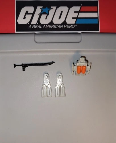 GI Joe Torpedo 1983 Complete Weapons Accessories Set Original 80's Hasbro
