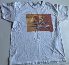 Vintage 1994 Boeing Family of Commercial Aircraft T-Shirt Size Large Lee USA