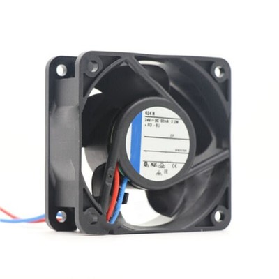 624N 24V 92mA 2.2W 60*60*25MM 2-wire Axial Fan Cooling Fan *gi