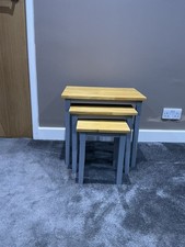 Cleo Nest Of Tables, Grey, New