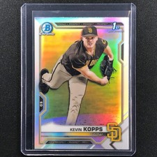 2021 Bowman Draft KEVIN KOPPS Chrome Prospect 1st Bowman Refractor #7
