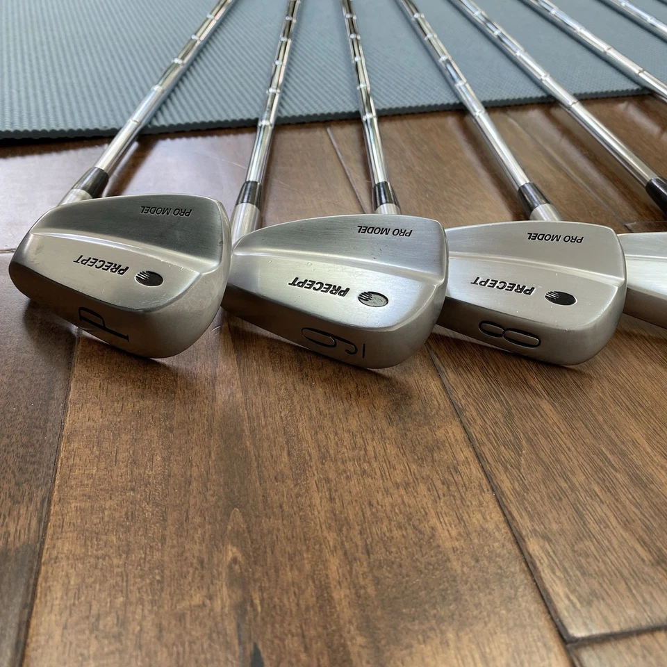 Rare Bridgestone Precept Pro Model Muscle Back Blades Iron Set 3-PW Stiff - Image 3 of 4