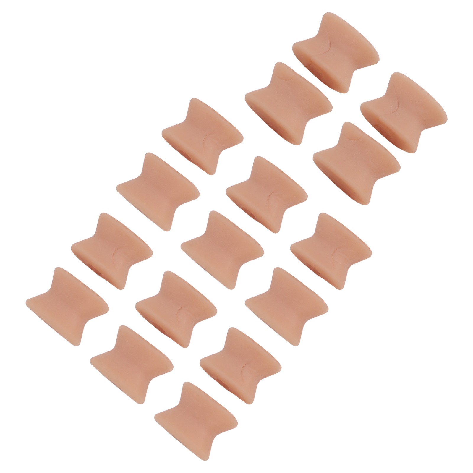 NEW 8 Pairs Toes Separator Soft Silicone Relieve Pain Reduce Friction Toes Space