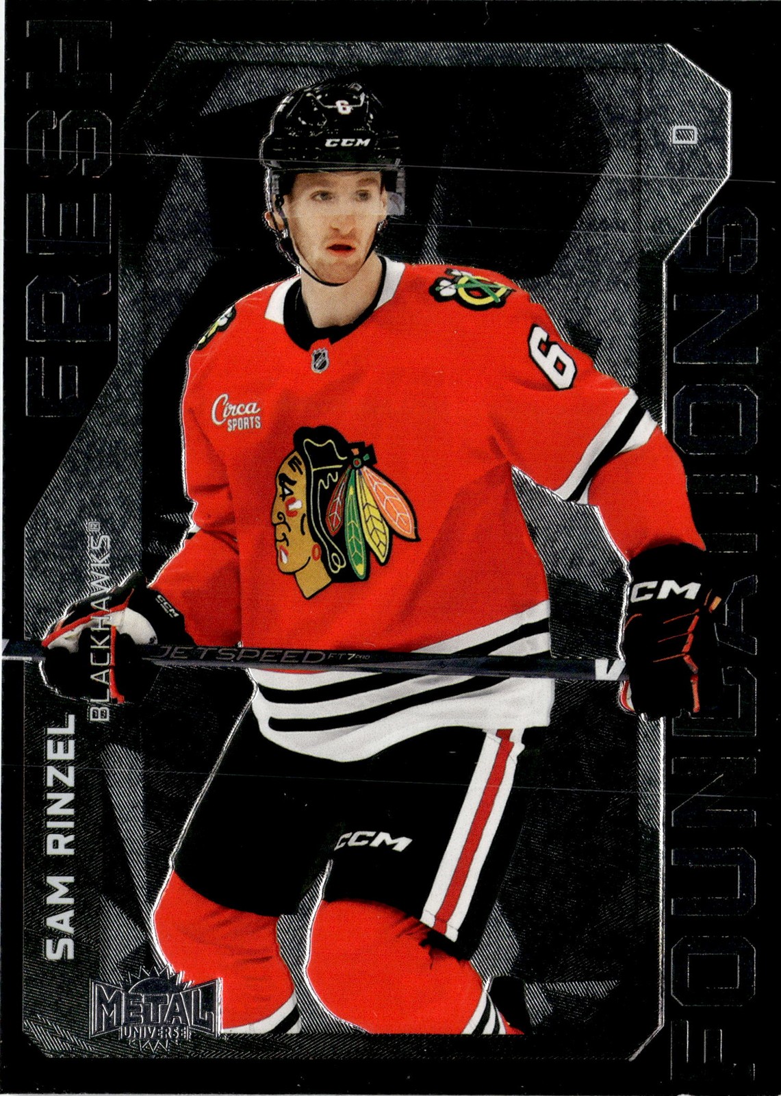 2025-26 SkyBox Metal Universe #FF-4 Sam Rinzel Fresh Foundation