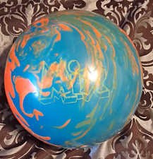 Storm Maxim 8 lb Drilled Blue/Orange Plastic Ten-Pin Spare Bowling Ball