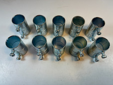 EMT Set-Screw Couplings 3/4-Inch 3/4" SET of 10 Steel/Zinc Topaz 642S NEW