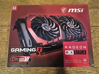 MSI AMD Radeon RX 570 GAMING X 8G GDDR5 GPU - Tested & Excellent Condition