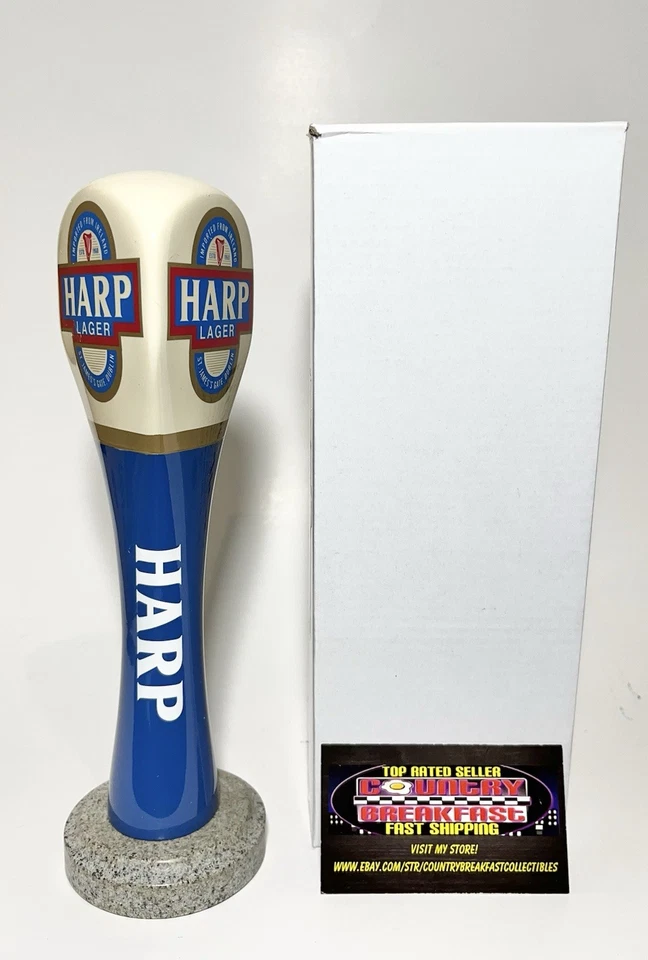 Harp By Guinness Lager Ireland Beer Tap Handle 9” Tall - Brand New In Box! - Image 3 of 4