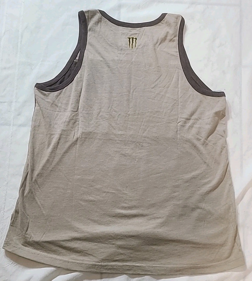 Monster Energy Java Tank Top  Large Sleeveless Mu… - image 2