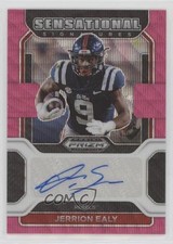 2023 Panini Chronicles Draft Picks Pink Wave Prizm 13/15 Jerrion Ealy Auto 0v0