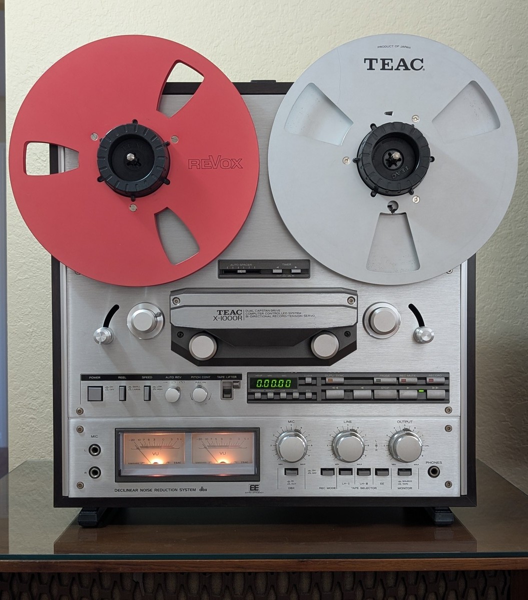 TEAC X-1000R Auto Rev/Bi-dir/6 Heads/DBX Noise Redc/Dual Capstan