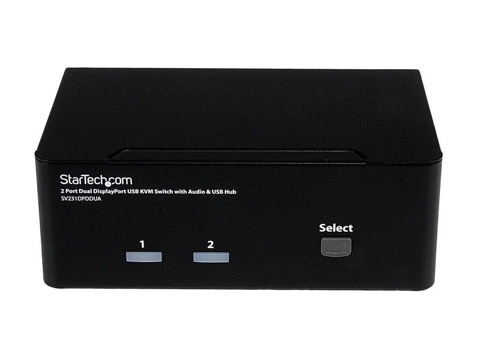 StarTech.com SV231DPDDUA2 2-Port DisplayPort Dual-Monitor KVM Switch - 4K 60Hz - Image 2 of 4