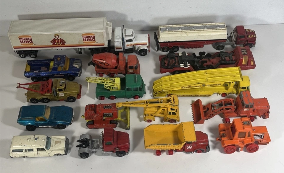 Matchbox Lesney Junkyard Lot Of 16 Super Kings Speed Kings King Size - Image 2 of 4