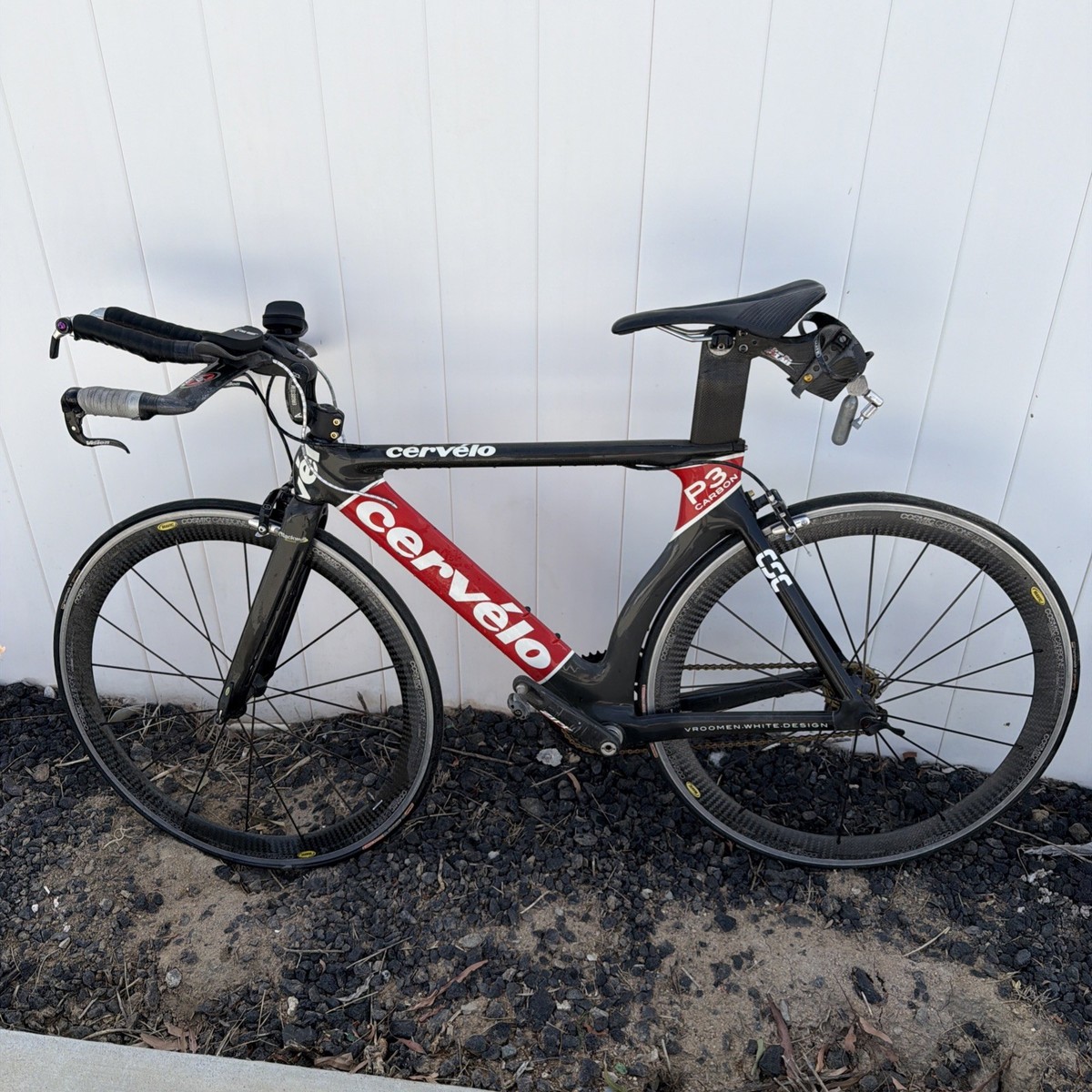 Cervelo P3 Dura Ace di2 50cm Carbon Triathlon road bike Magic